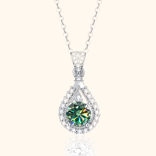 Alindra Voselle Necklace | 16k White Gold Tone