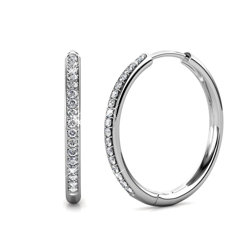 Sorel Pave Earrings | 14k Gold Tone