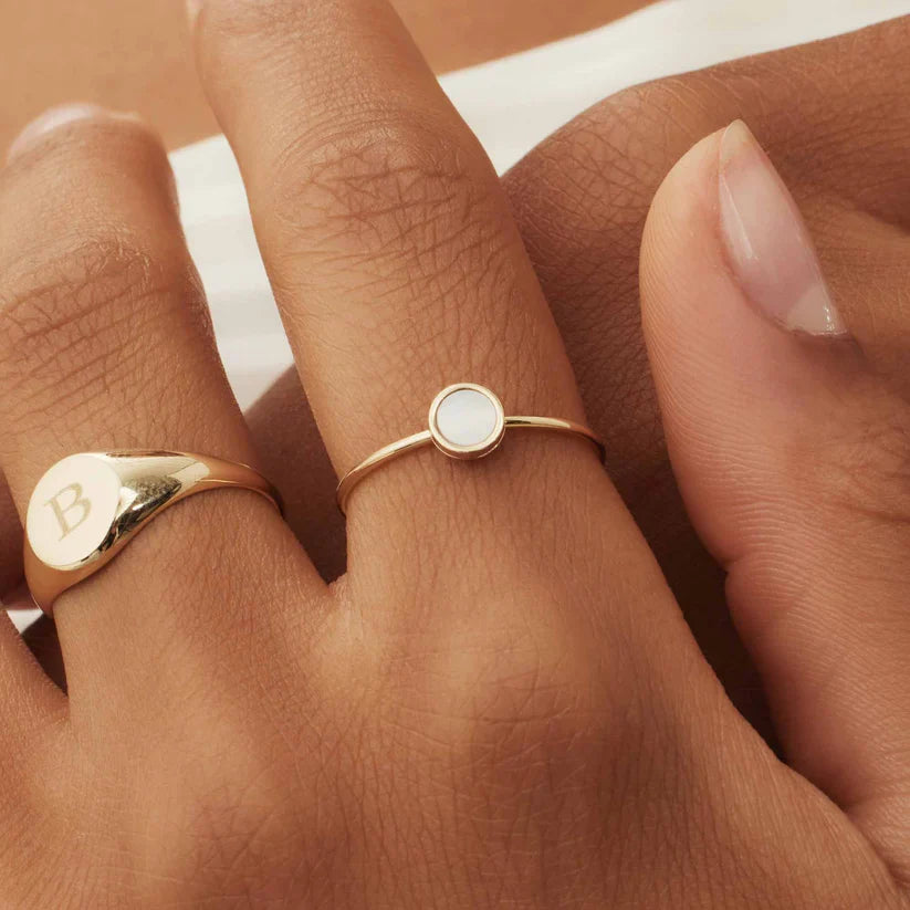 Alina Cirielle Ring | 14k Gold Tone