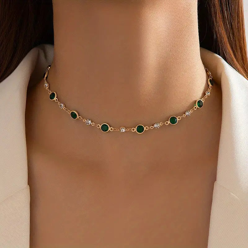 Elira Vescari Necklace | 14k Gold Tone
