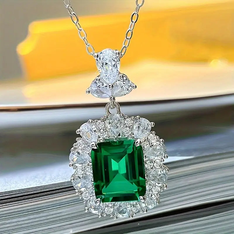 Meliora Brenswyn Necklace | 16k White Gold Tone