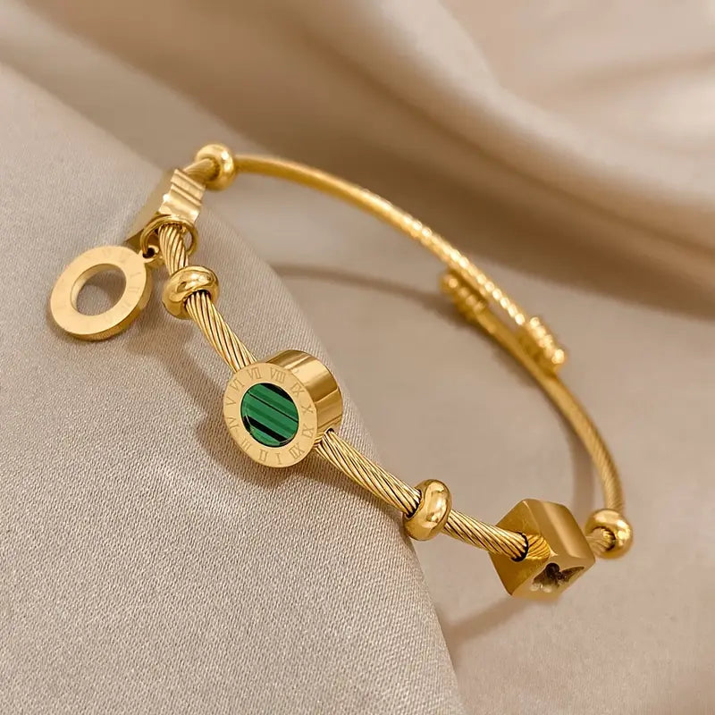 Emerence Rousseau Bracelet | 18k Gold Tone