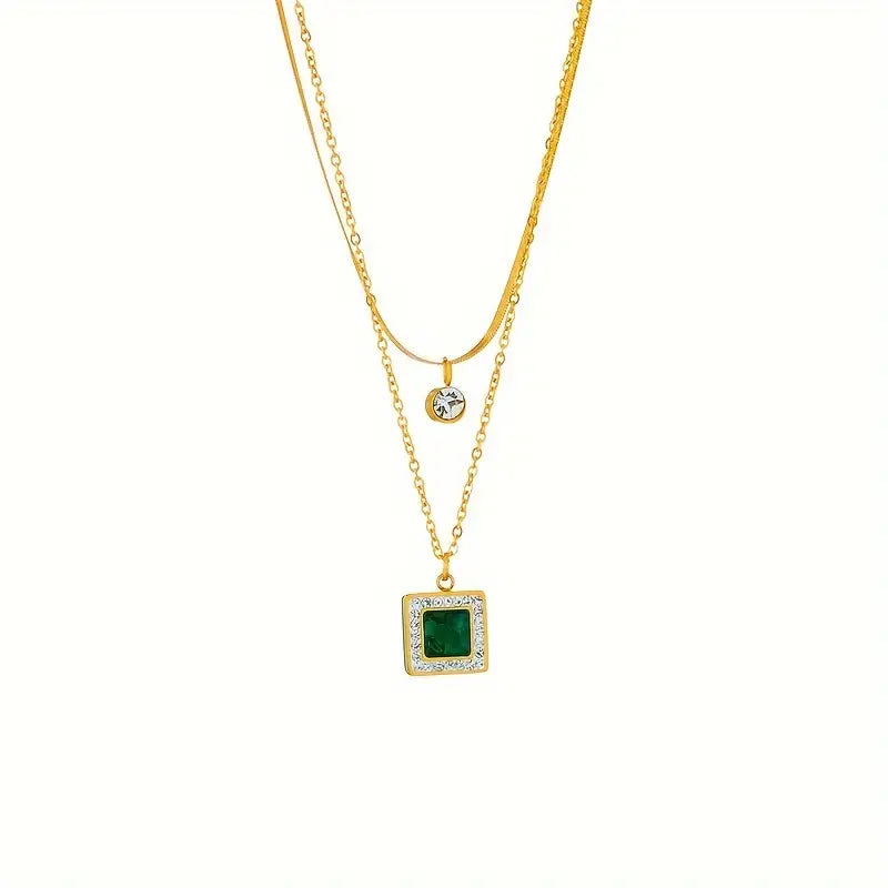 Tirena Valeure Necklace | 18k Gold Tone
