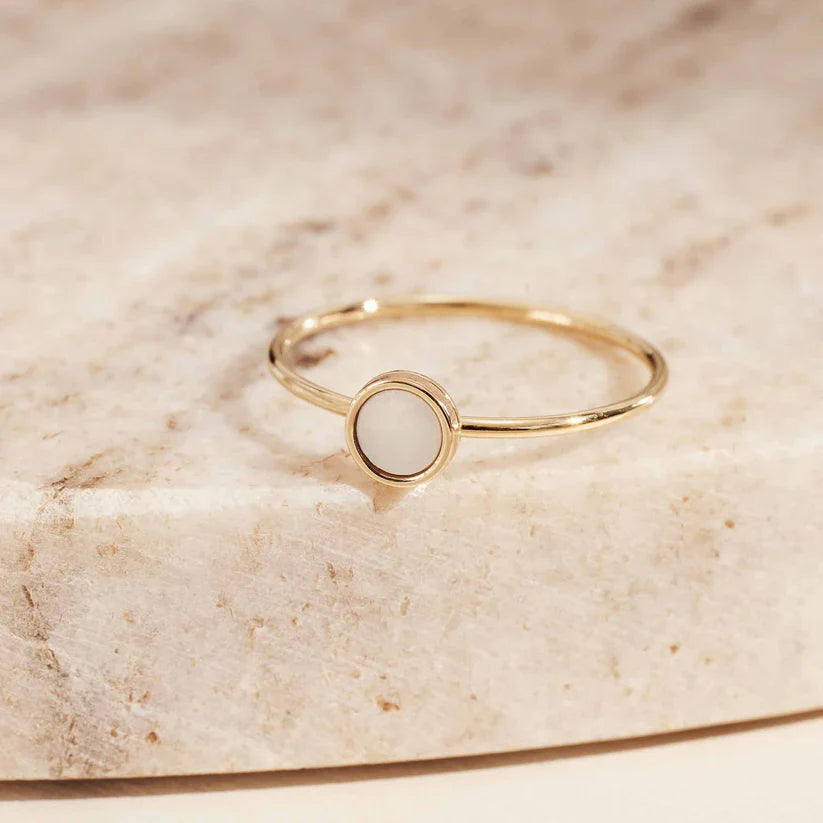 Alina Cirielle Ring | 14k Gold Tone